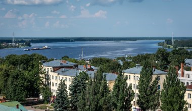 panoramik kostroma Town, Rusya Federasyonu