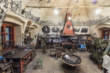 vladimir, Rusya Demirci Atölyesi Inside