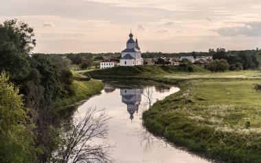 eski bir Rus şehri suzdal panoramik manzaralı