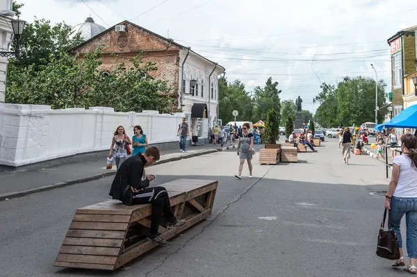 Вулиця Вологда, Росія — стокове фото