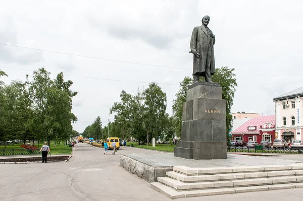 Emlékmű a Lenin-Vologda, Oroszország — Stock Fotó