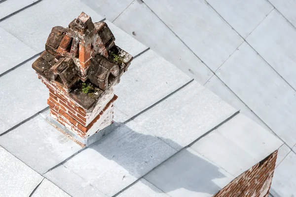 Metallic roof in Vologda, Russia — Stock Photo, Image