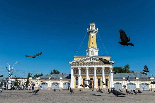 Brand uitkijktoren in kostroma, Rusland — Stockfoto