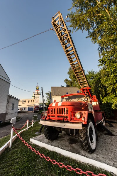 Camion dei pompieri a Vladimir, Russia — Foto Stock