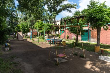 Rus kentinin bir bahçede Bahçesi