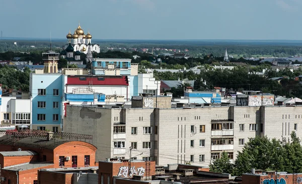 Stedelijk landschap Jaroslavl, Rusland — Stockfoto