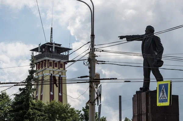 Monument to Lenin in Jaroslavl, Russia — Stock Photo, Image