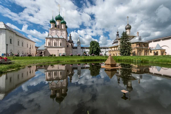 Pohled na Kreml v městě rostov, Rusko — Stock fotografie