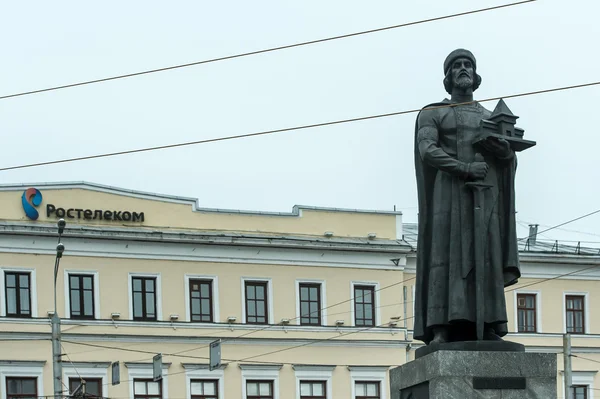 Denkmal für Jaroslaw den Weisen in Jaroslawl, Russland lizenzfreie Stockbilder