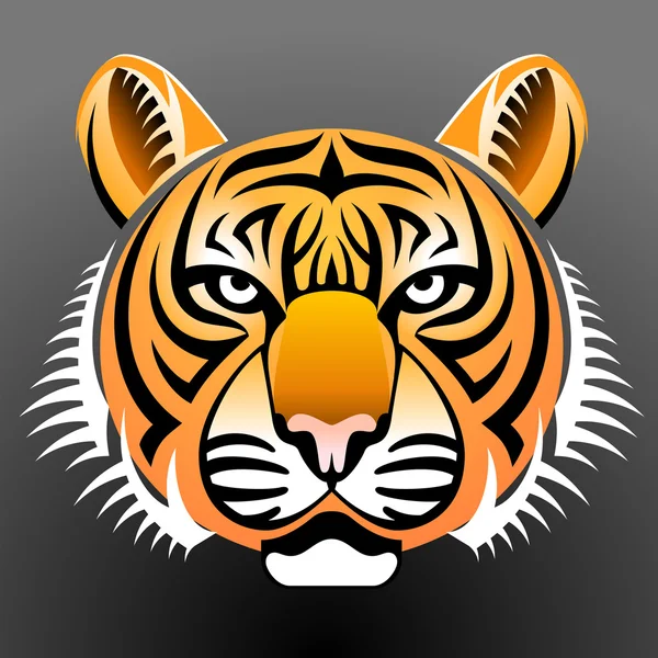 Tigre réaliste — Image vectorielle