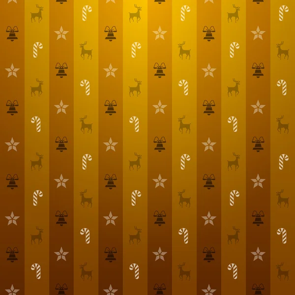 圣诞黄金背景 — 图库矢量图片