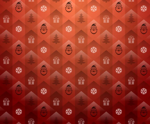 Navidad fondo rojo — Vector de stock