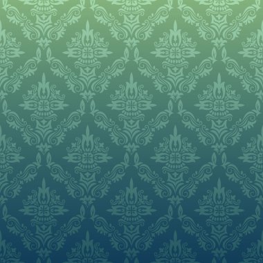 vintage tarzı karanlık yinelenen desen