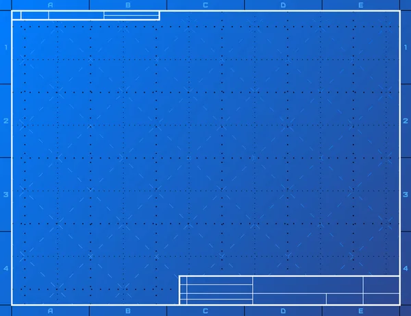 Tom blueprint papper för utarbetandet — Stock vektor
