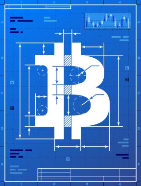 bitcoin işareti gibi çizim planı
