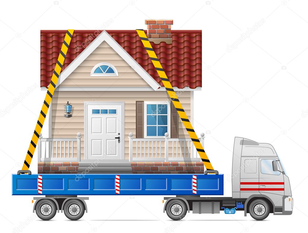 Road transportation of house