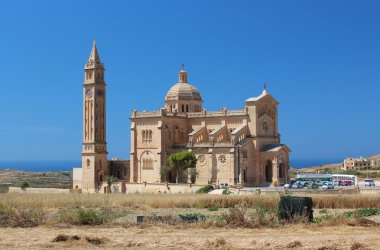 Cathedral on the sea coast clipart