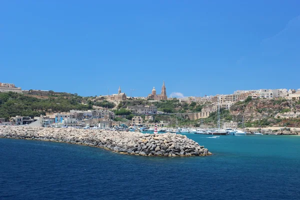 Frente al mar de Gozo — Foto de Stock