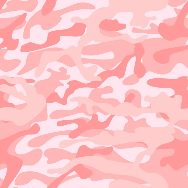 Camouflage dans la couleur glamour du saumon — Image vectorielle