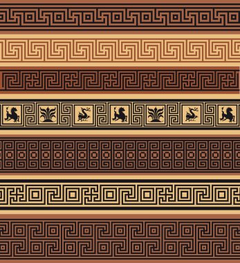 Greek pattern clipart