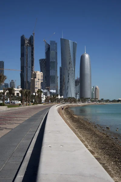 Építészet-Doha Katar — Stock Fotó