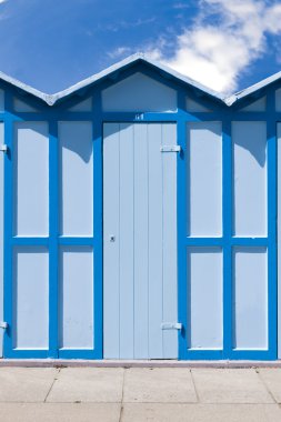 Change rooms in Italian beach