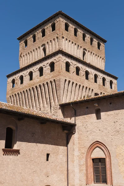 Torrechiara hrad parma Itálie — Stock fotografie