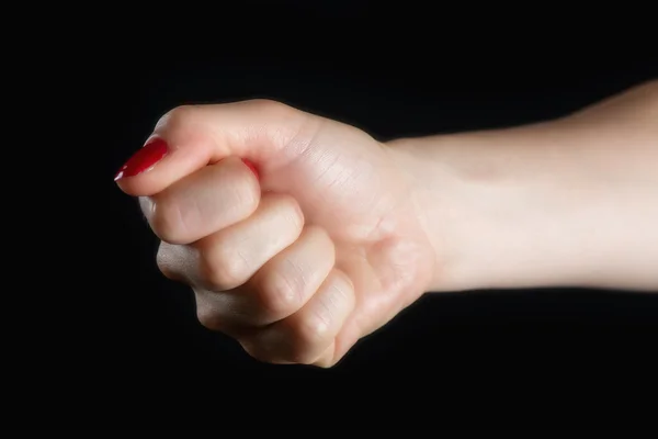 Vrouw hand — Stockfoto