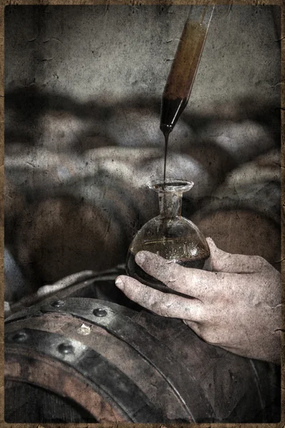 Modena balsamik sirke, vintage tarzı.