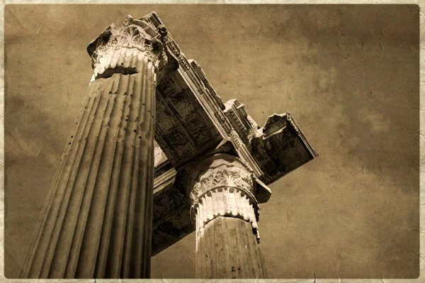 Старовинні листівки з видом на Рим — стокове фото