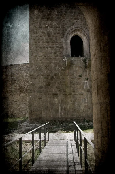 Norman castle in Lagopesole Italy — Stock Photo, Image