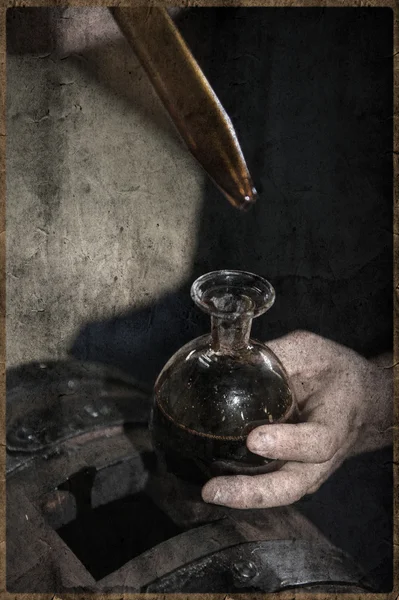 Modena balsamik sirke, vintage tarzı.