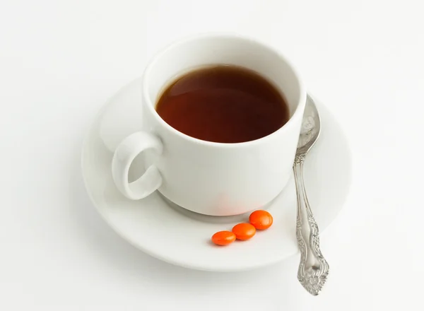 Tea tabletta — Stock Fotó
