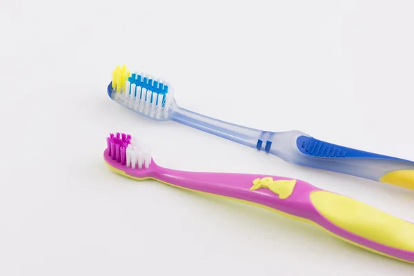 Два зубна щітка — стокове фото
