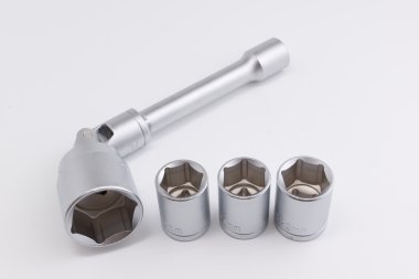 Beyaz arka plan üzerinde araç için ayarlama aracı