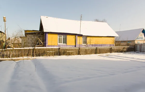 Winter village — Stock Photo, Image