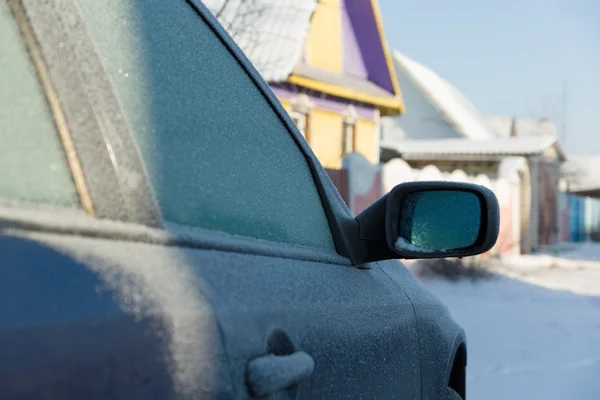 Voiture congelée — Photo