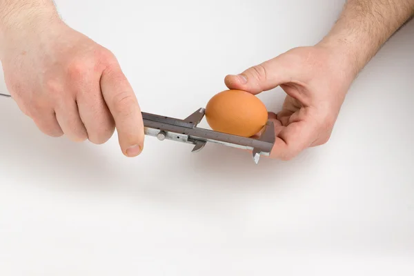 Egg measurement — Stock Photo, Image
