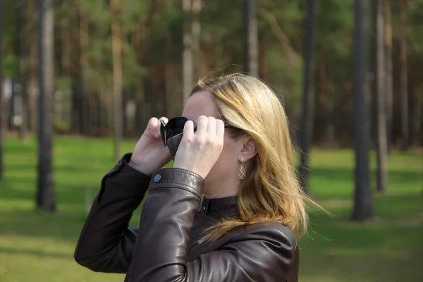 Girl in sunglass — Stock Photo, Image