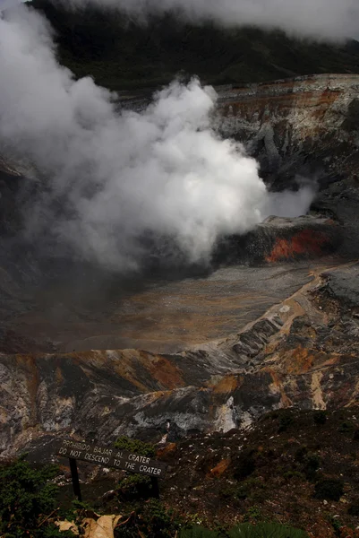 Poas Volcano a národní Park — Stock fotografie