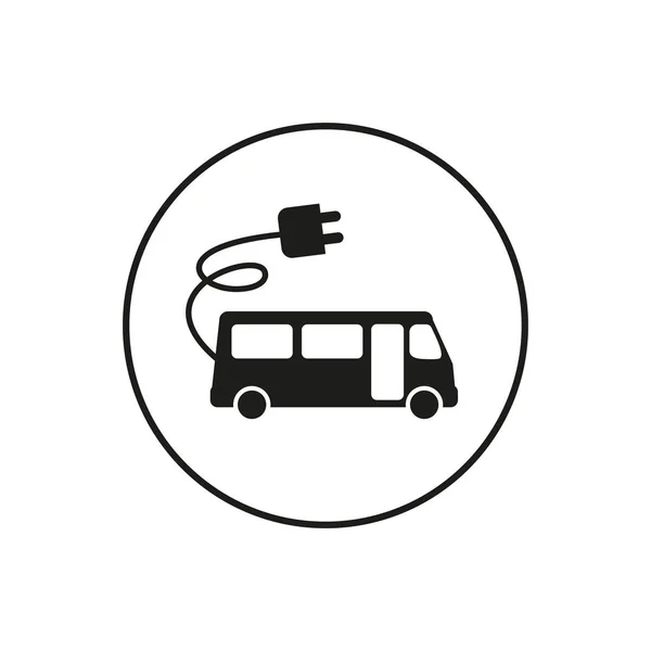 Güç şebekesine bağlanma yeteneğine sahip araç simgesi.