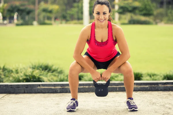 Fitness meisje — Stockfoto