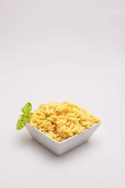 Cooked macaroni in bowl — Stock Photo, Image
