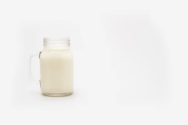 Glas melk — Stockfoto