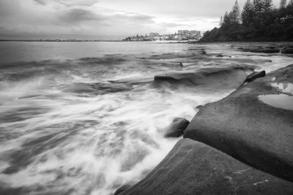 Imagen en blanco y negro de Kings Beach — Foto de Stock