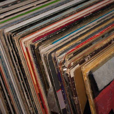 eski vinil kayıtlar
