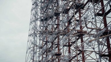 abandoned telecommunication station in chernobyl area