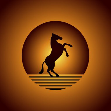 Çölde at logosu