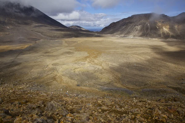 Paisagem vulcânica em Tongariro — Fotografia de Stock