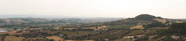 Panoramic View Marche Hills Italian Countryside Central Italy Marche Region — Stock Photo, Image